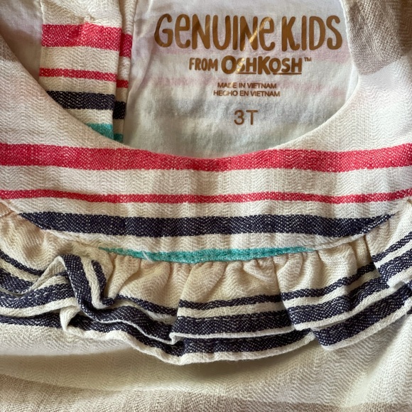 NWOT Genuine Kids from OshKosh 3T Jumpsuit Ivory - Picture 5 of 6